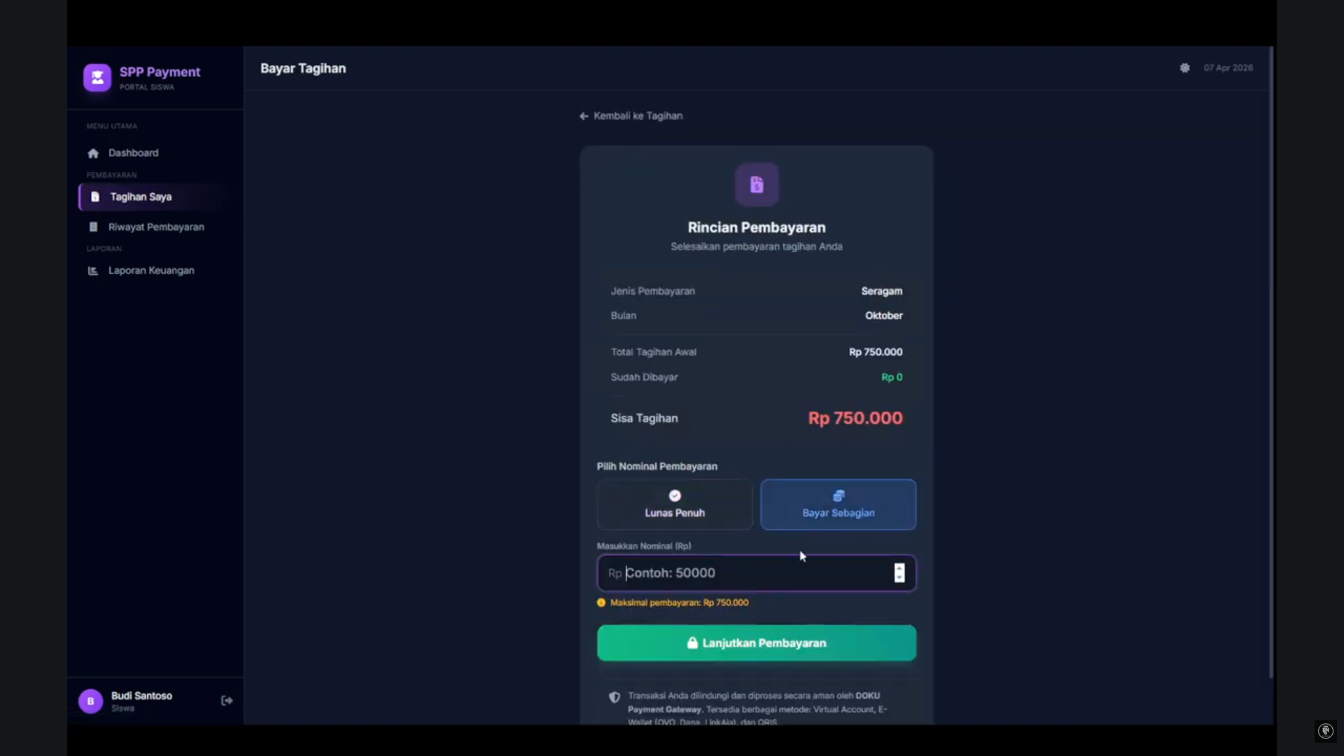 Sistem Informasi Pembayaran Sekolah Payment Gateway & Penggajian Karyawan - gambar 6