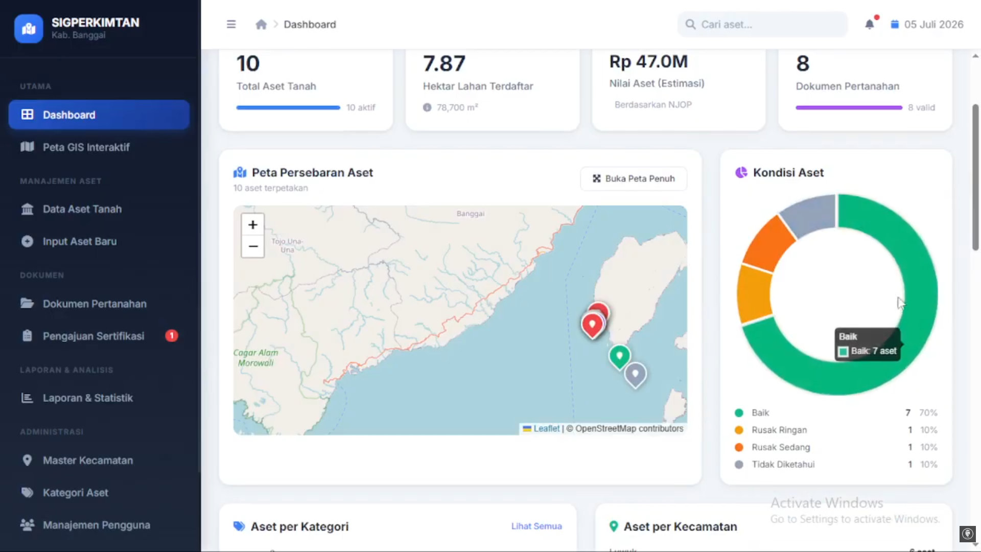 Aplikasi Pemetaan Aset Tanah | PHP MySQL & Google Maps - gambar 3
